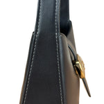 Coach Black Leather Eliza Shoulder Bag