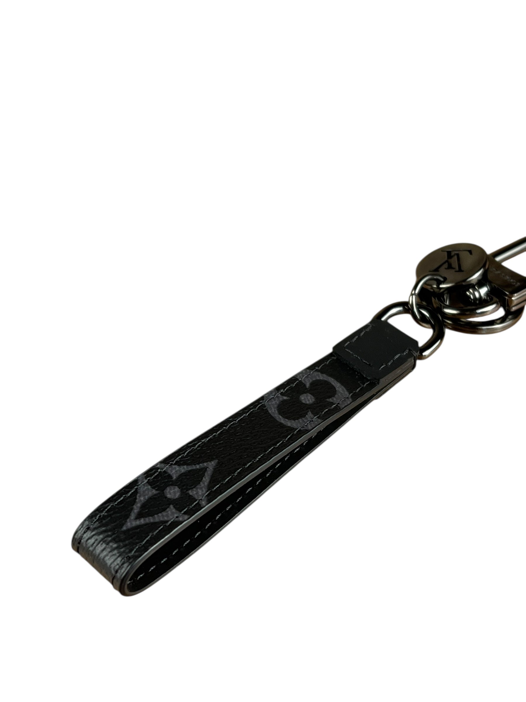 Louis Vuitton Monogram Eclipse Dragonne Keychain