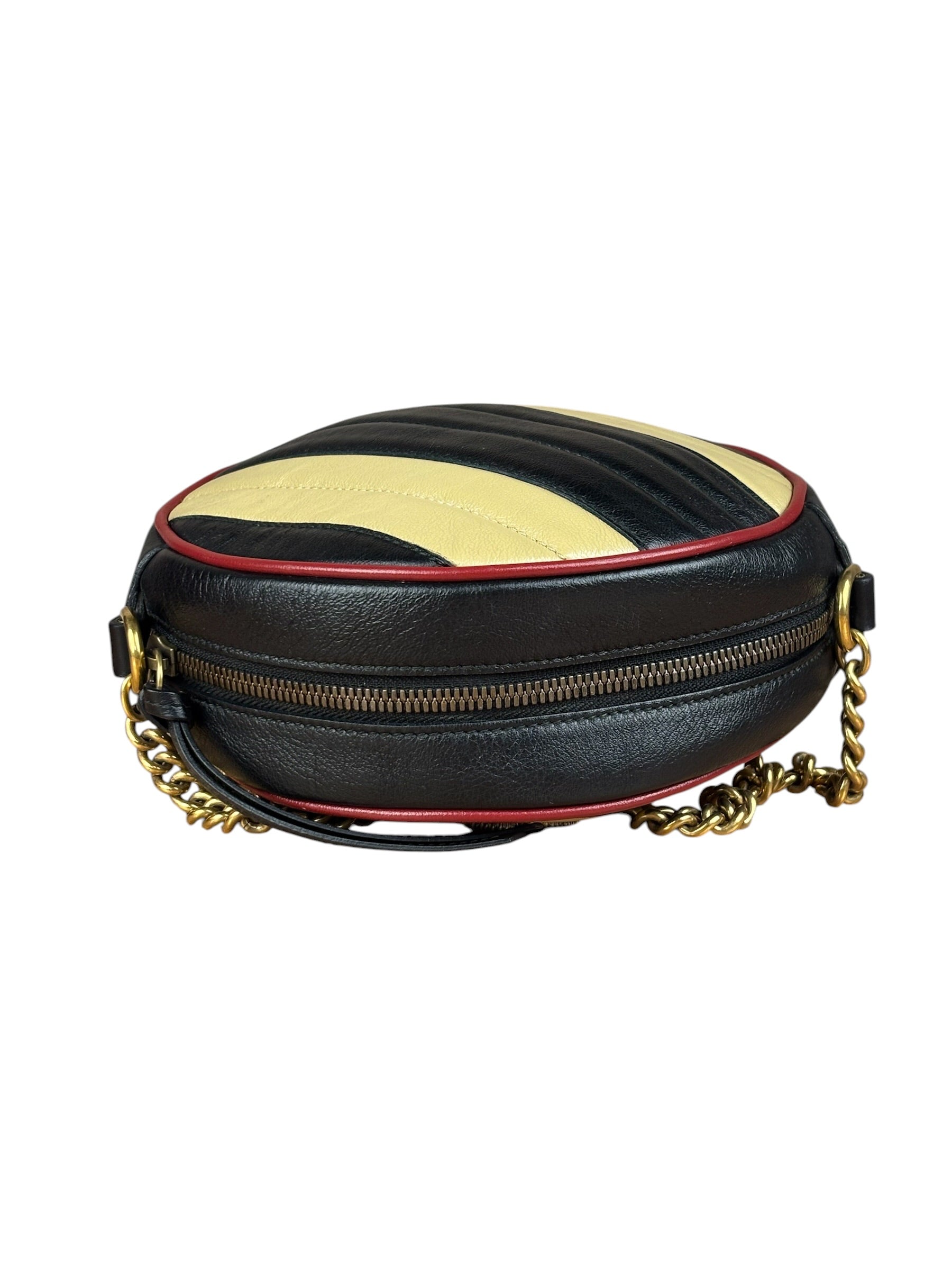 Gucci Multicolor Leather Azalea Marmont Round Crossbody