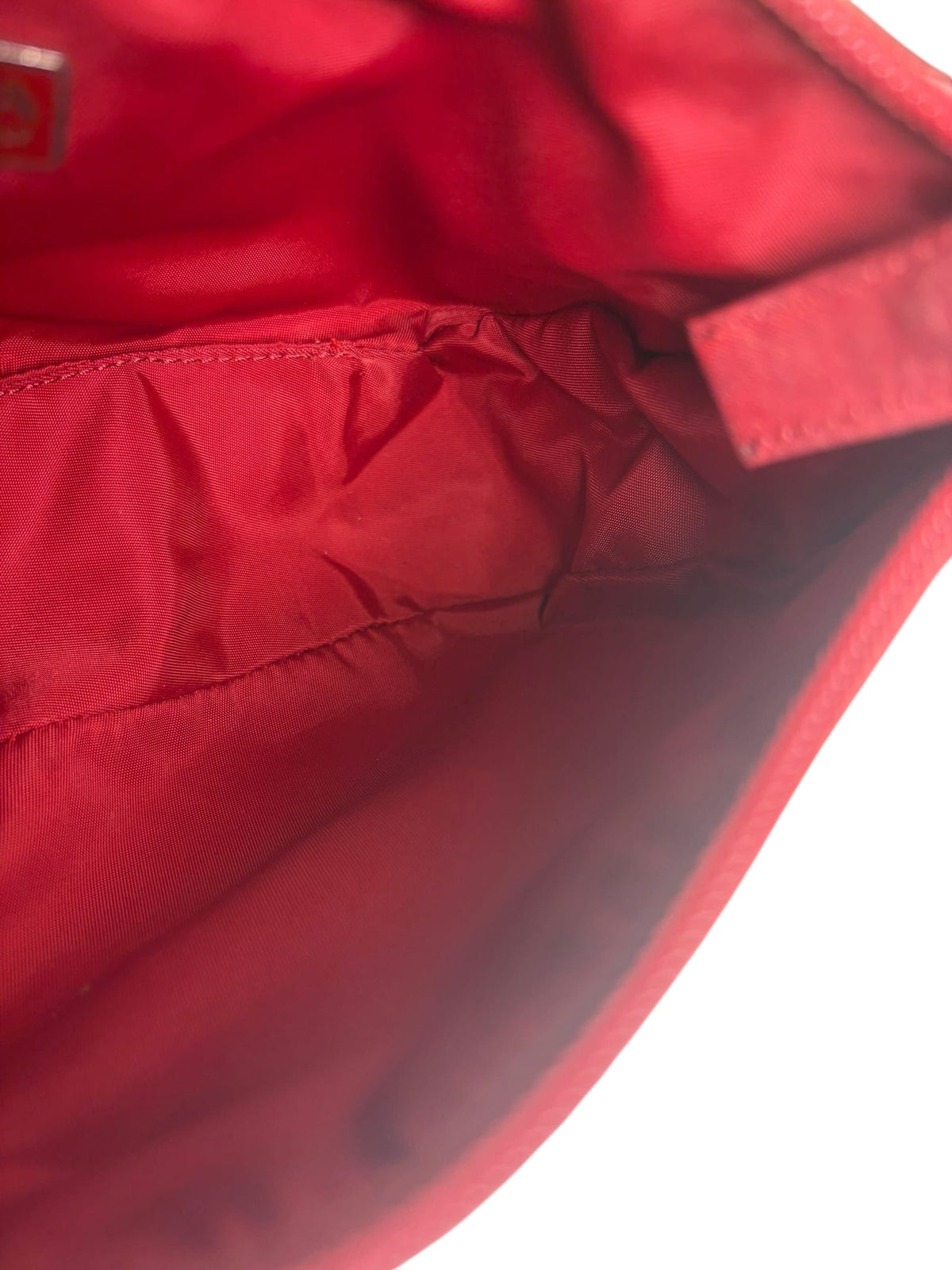 Prada Red Tessuto Nylon Pochette