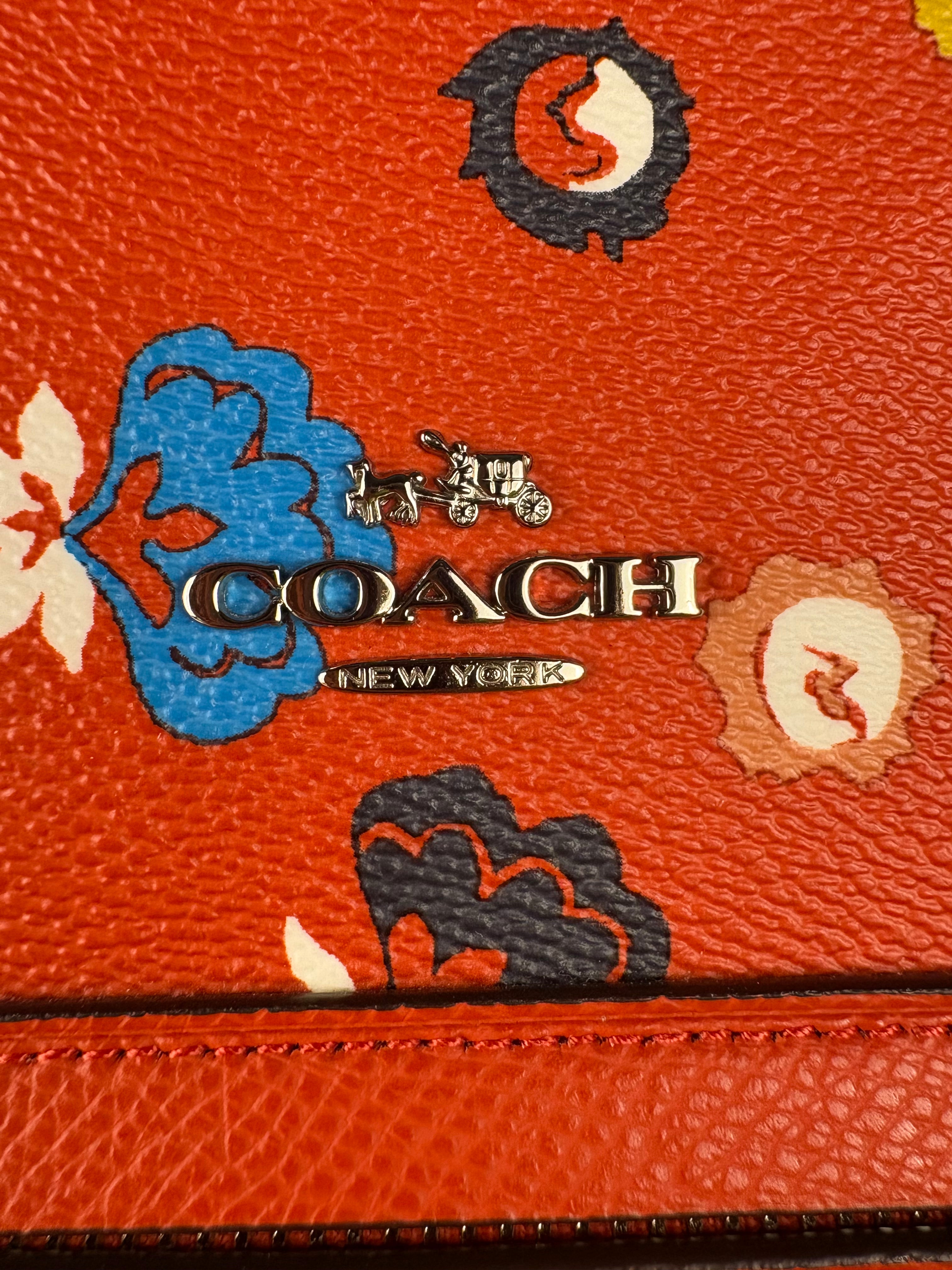 Coach Floral Print Taylor Tote Bag