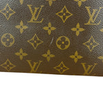 Louis Vuitton Leather Batignolles Horizontal Canvas Monogram Tote Bag