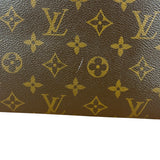 Louis Vuitton Leather Batignolles Horizontal Canvas Monogram Tote Bag