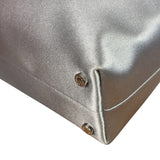 Alexander Wang Silver Satin Heiress Pouch