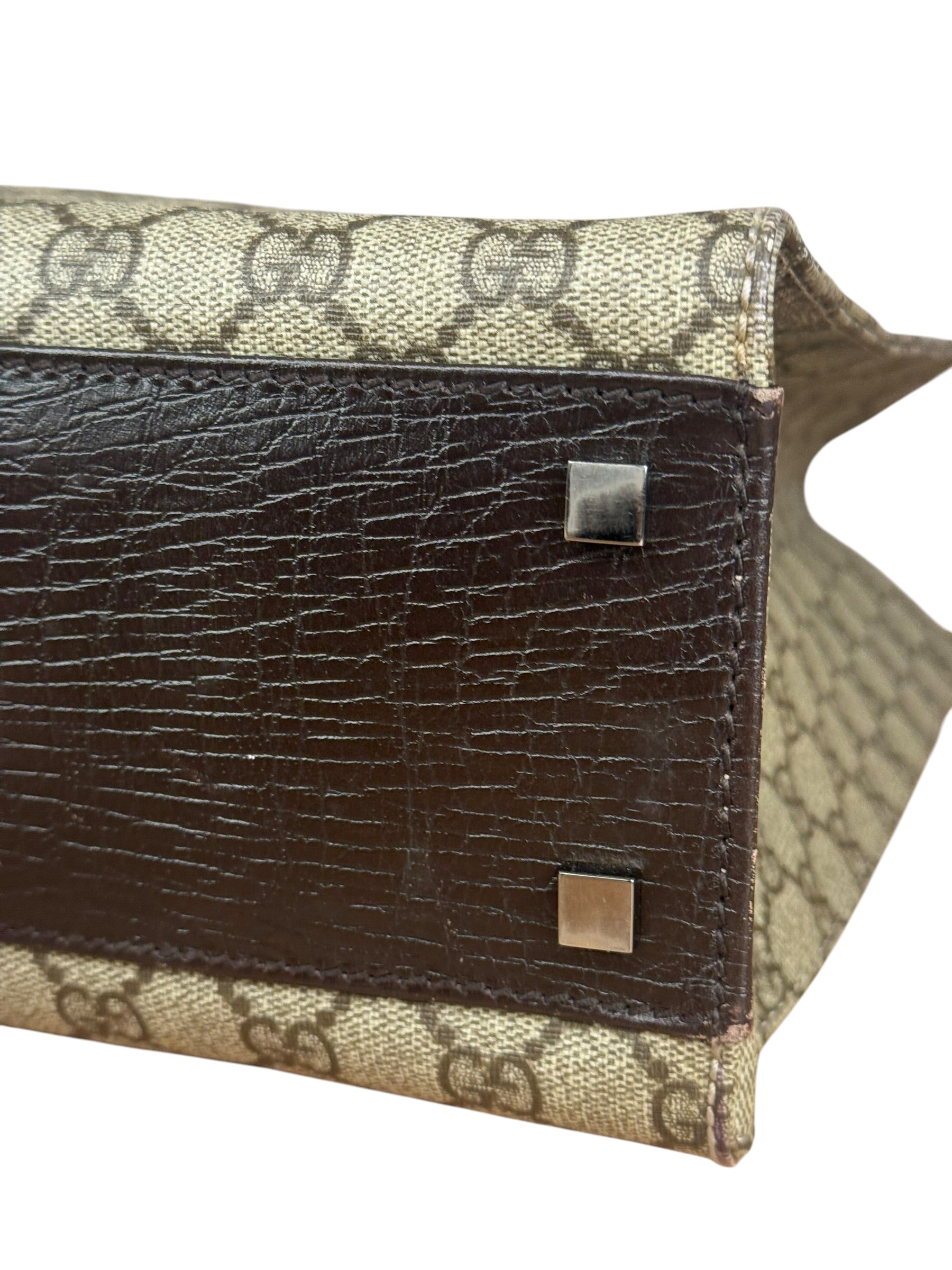 Gucci GG Coated Canvas Top Handle Tote