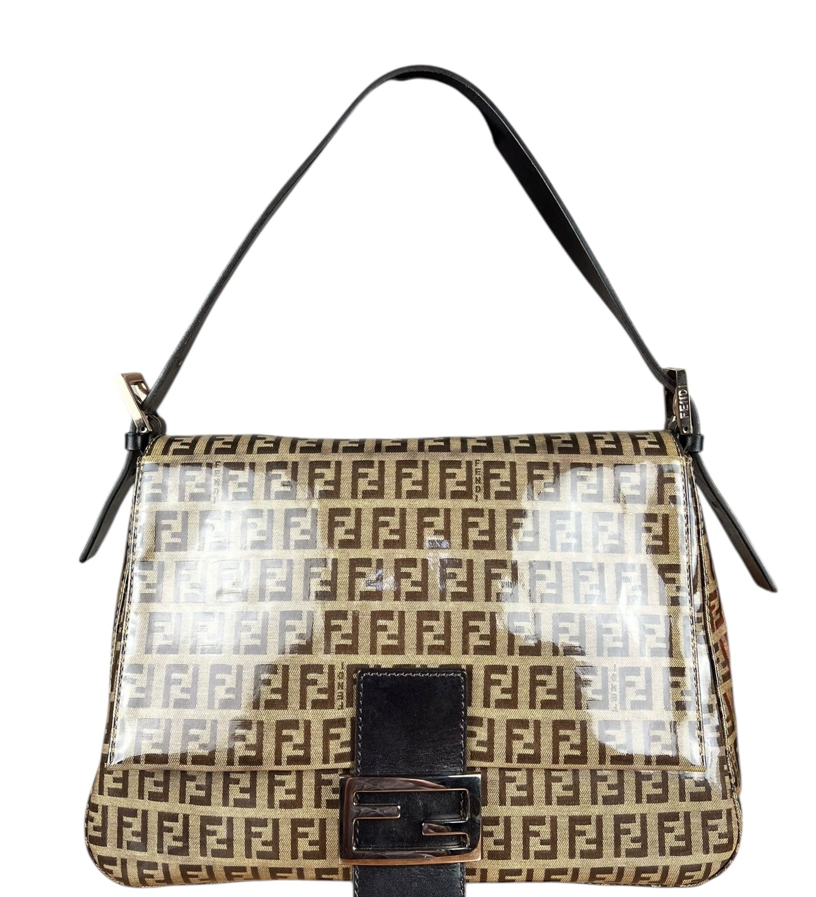 Fendi Zucca Vinyl Mamma Baguette