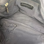 Chanel Grey/Black Quilted Nylon Bubble Shoulder Bag 2009