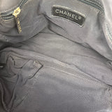 Chanel Grey/Black Quilted Nylon Bubble Shoulder Bag 2009