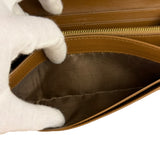 Prada Brown Quilted Leather Long Wallet