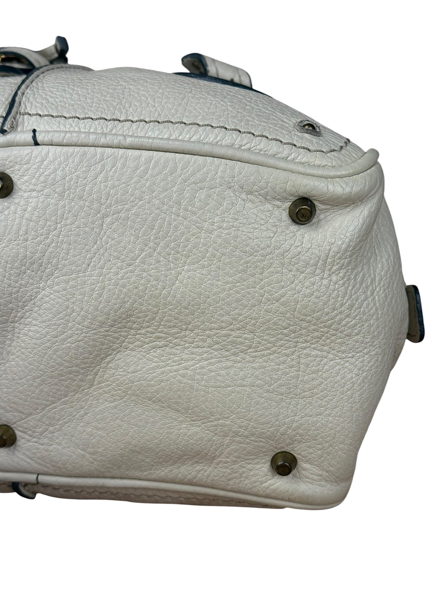 Chloé Ivory Leather Mini Paddington Handbag