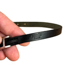 Hermes Black/Silver Behapi Leather Bracelet