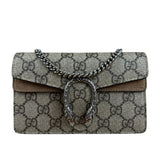 Gucci Dionysus GG Supreme Super Mini Bag Beige/Taupe