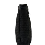 Christian Dior Black Leather Trim Canvas Dior Print Crossbody Bag