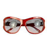Marc Jacobs Oversized Red Wrap Sunglasses
