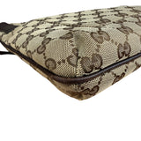 Gucci GG Vintage Beige/Brown Canvas Crossbody Bag