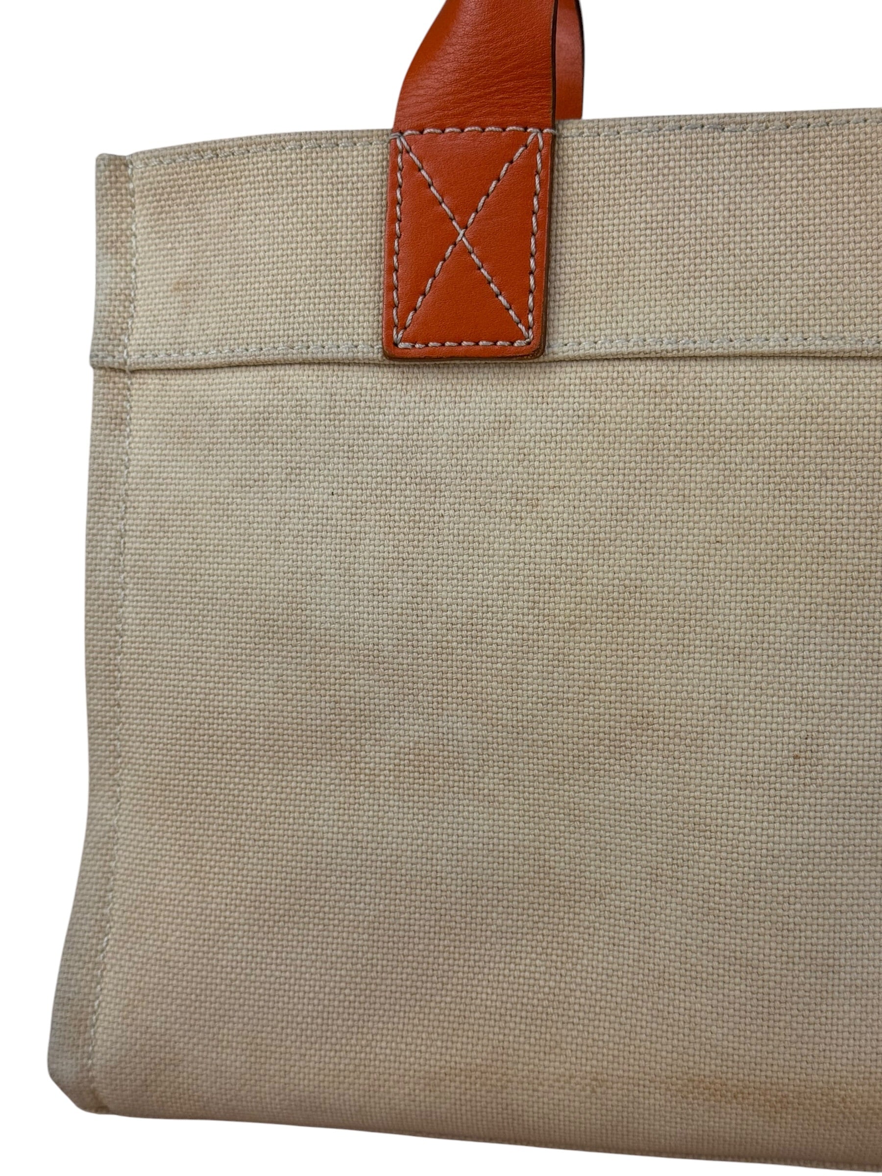 Burberry Blue Label Canvas and Leather Tote