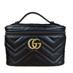 Gucci Black Marmont Vanity Shoulder/Hand Bag