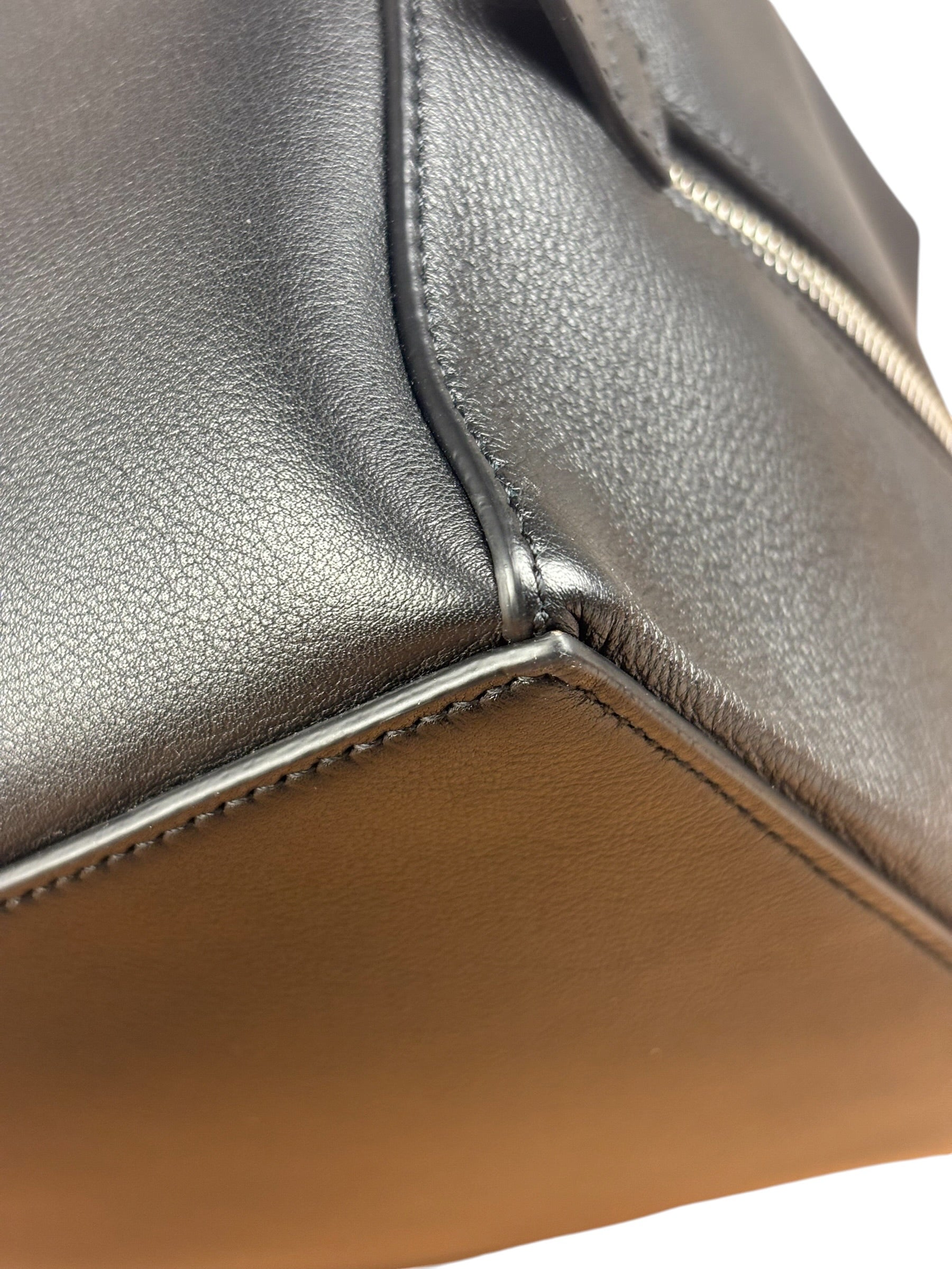Balenciaga Black Leather Cube Bag 4x4