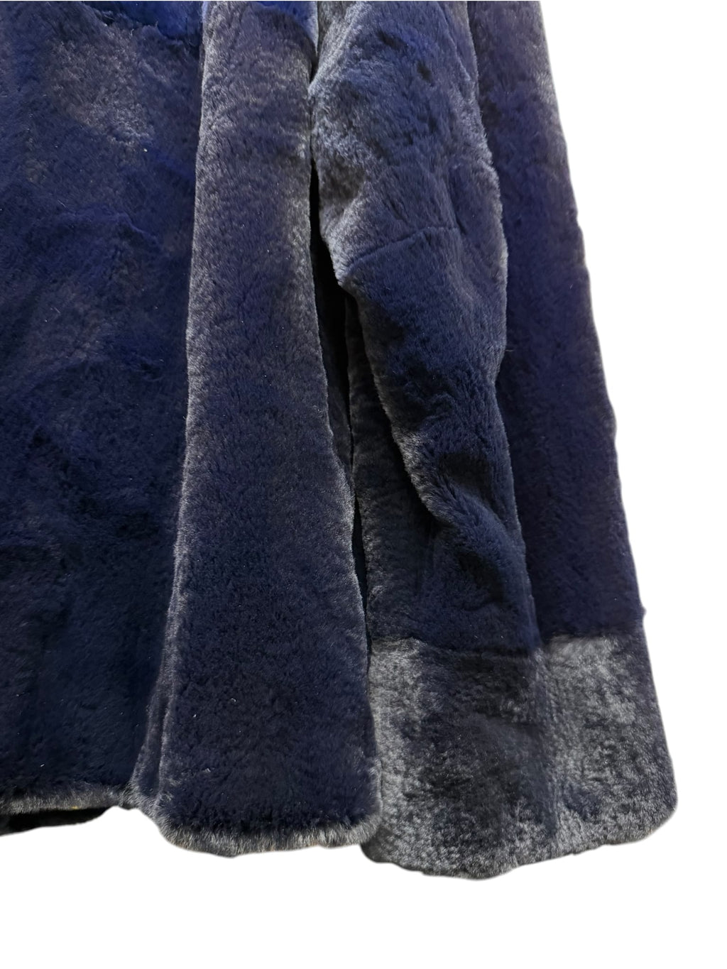 Vintage Ac Bang Navy Sheared Mink Fur Coat