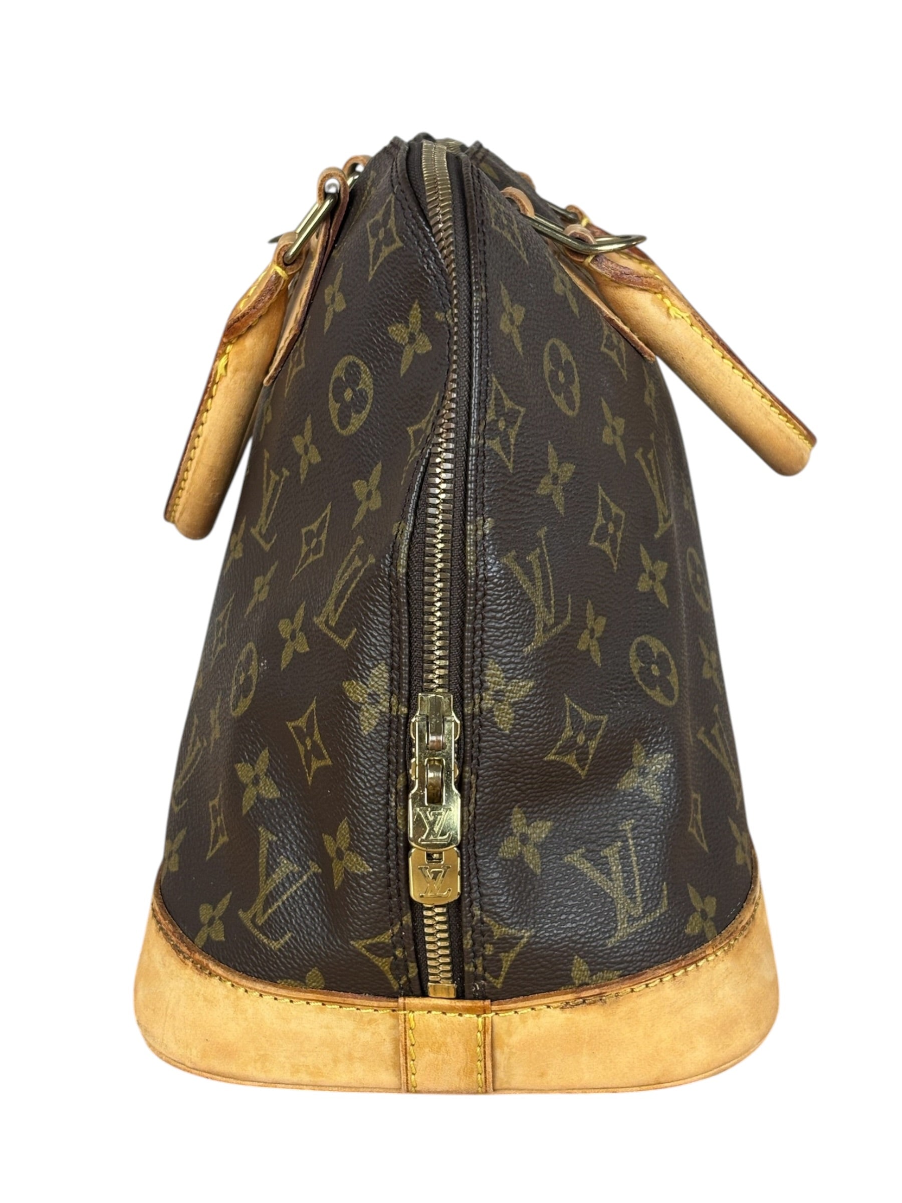 Louis Vuitton Canvas Coated Monogram Alma Hand Bag
