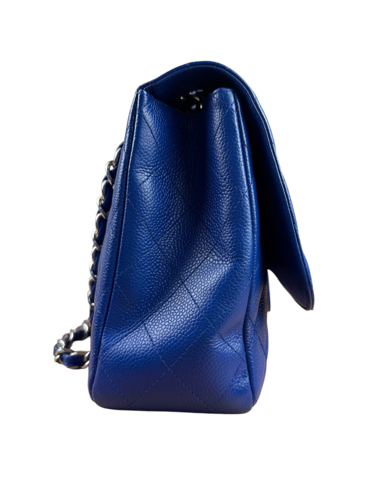 Chanel Royal Blue Caviar M Flap 2009