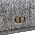 Christian Dior Denim Caro Crossbody