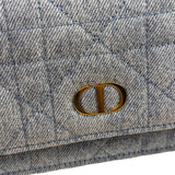 Christian Dior Denim Caro Crossbody