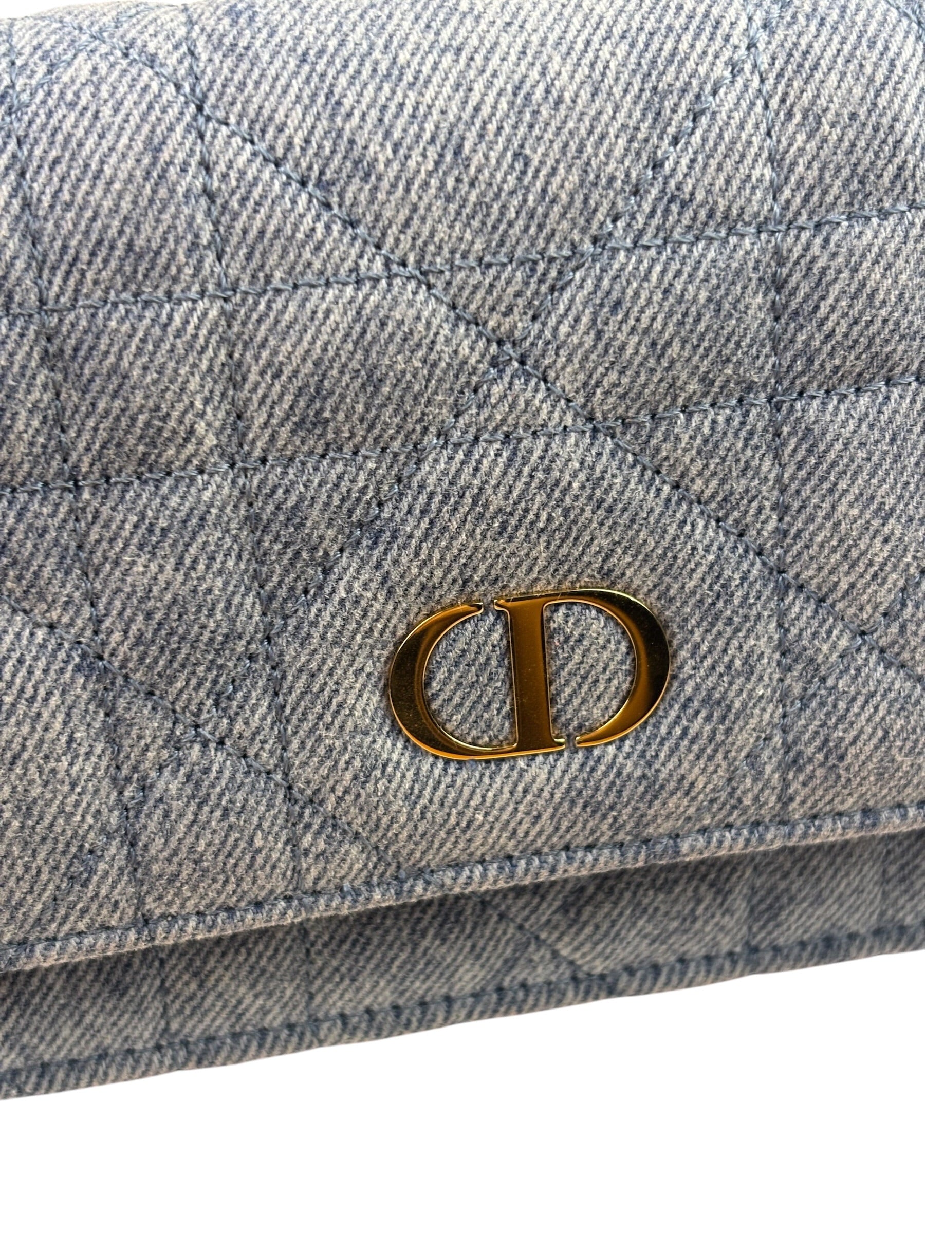 Christian Dior Denim Caro Crossbody