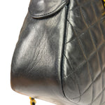 Chanel Black Quilted Lambskin Camera Bag 1989