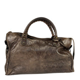 Balenciaga Brown Leather Medium Le City Two-Way Bag