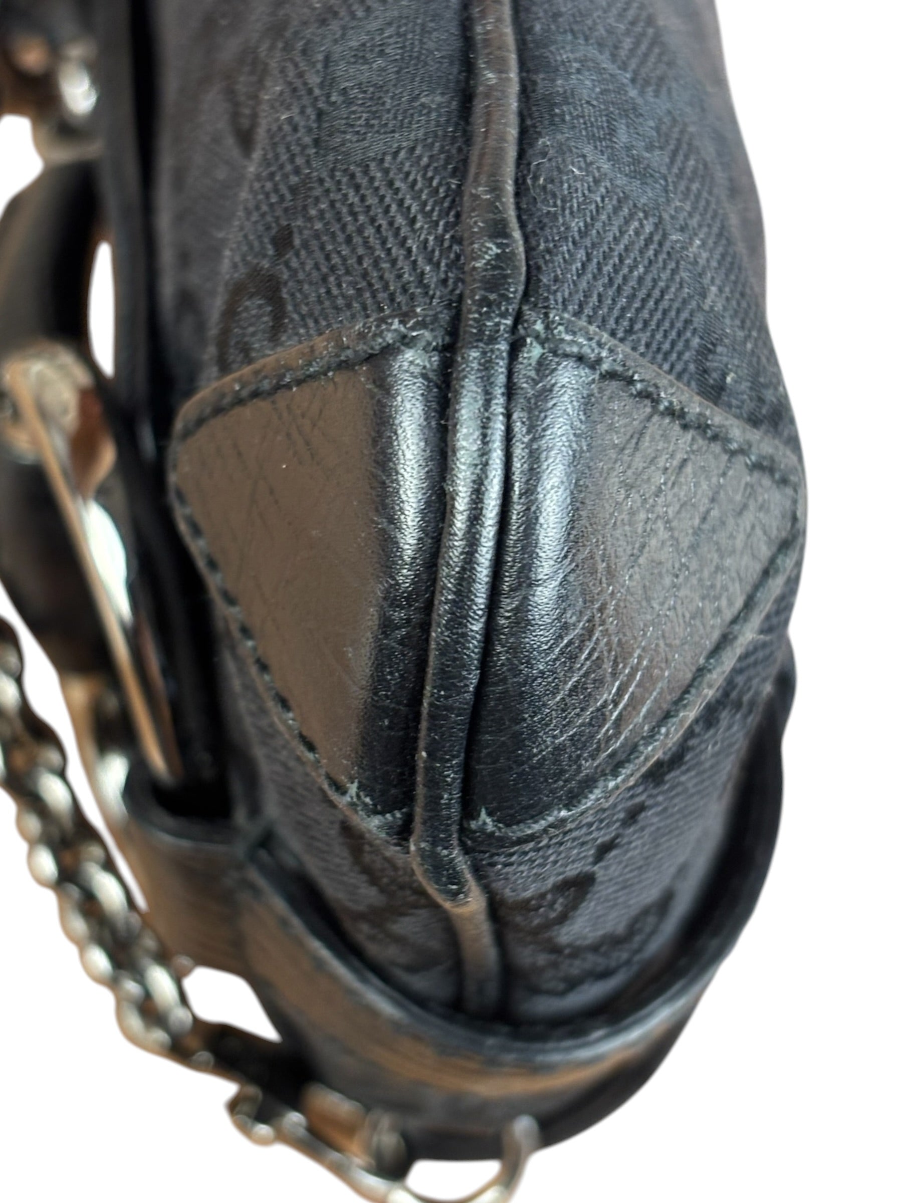 Gucci Black Tom Ford Horsebit Shoulder Bag