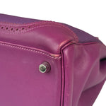 Hermes Kelly 35 Purple Ghillies Swift Togo Leather Handbag 2015