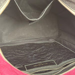 Balenciaga Multi-Color Vertical Stripe Bazar Shopper Two-Way Bag