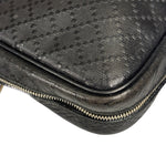 Gucci Black Leather Diamante Briefcase