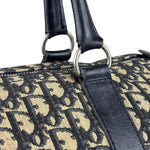 Christian Dior Vintage Navy Blue Trotter Boston Handbag