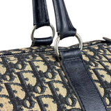 Christian Dior Vintage Navy Blue Trotter Boston Handbag