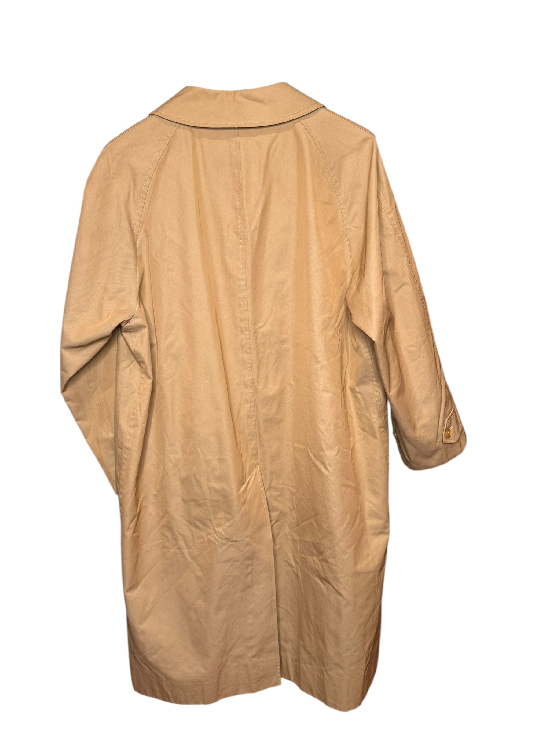 Burberry Vintage Beige Nylon Trench Coat