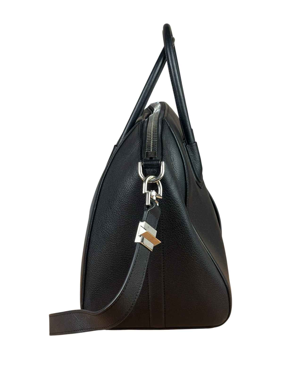 Givenchy Black Leather Antigona Medium Two-Way Bag