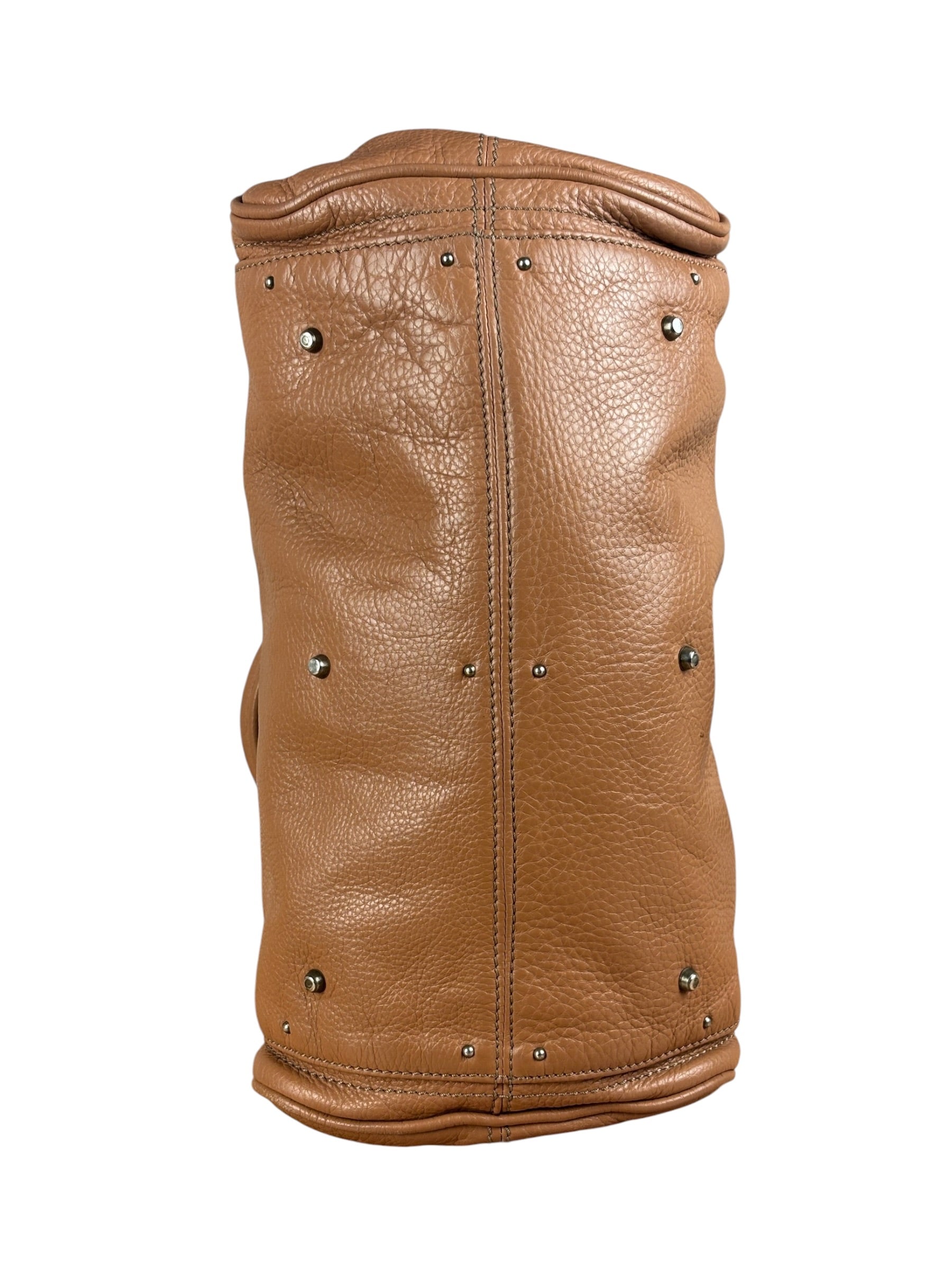 Chloe Vintage Tan Leather Paddington Shoulder Bag