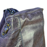 Balenciaga Vintage Purple Classic Motorcycle City Bag