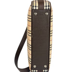 Burberry Brown Leather House Shoulder Bag