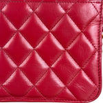 Chanel Dark Fuchsia Quilted Leather Flap Bag 2019
