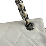 Chanel White Quilted Leather Multi-pocket Flap Bag 2007
