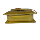 Louis Vuitton Yellow Patent Leather Vernis Mott Accessory Pouch