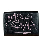 Balenciaga Grafitti Trifold Wallet
