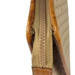 Celine Brown Leather Macadam Pouch