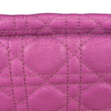 Christian Dior Fuchsia Leather  Flat Pouch
