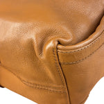 Christian Dior Vintage Tan Brown Leather Flight Medium