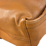 Christian Dior Vintage Tan Brown Leather Flight Medium