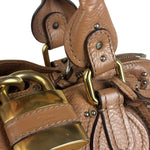 Chloe Vintage Tan Leather Paddington Shoulder Bag